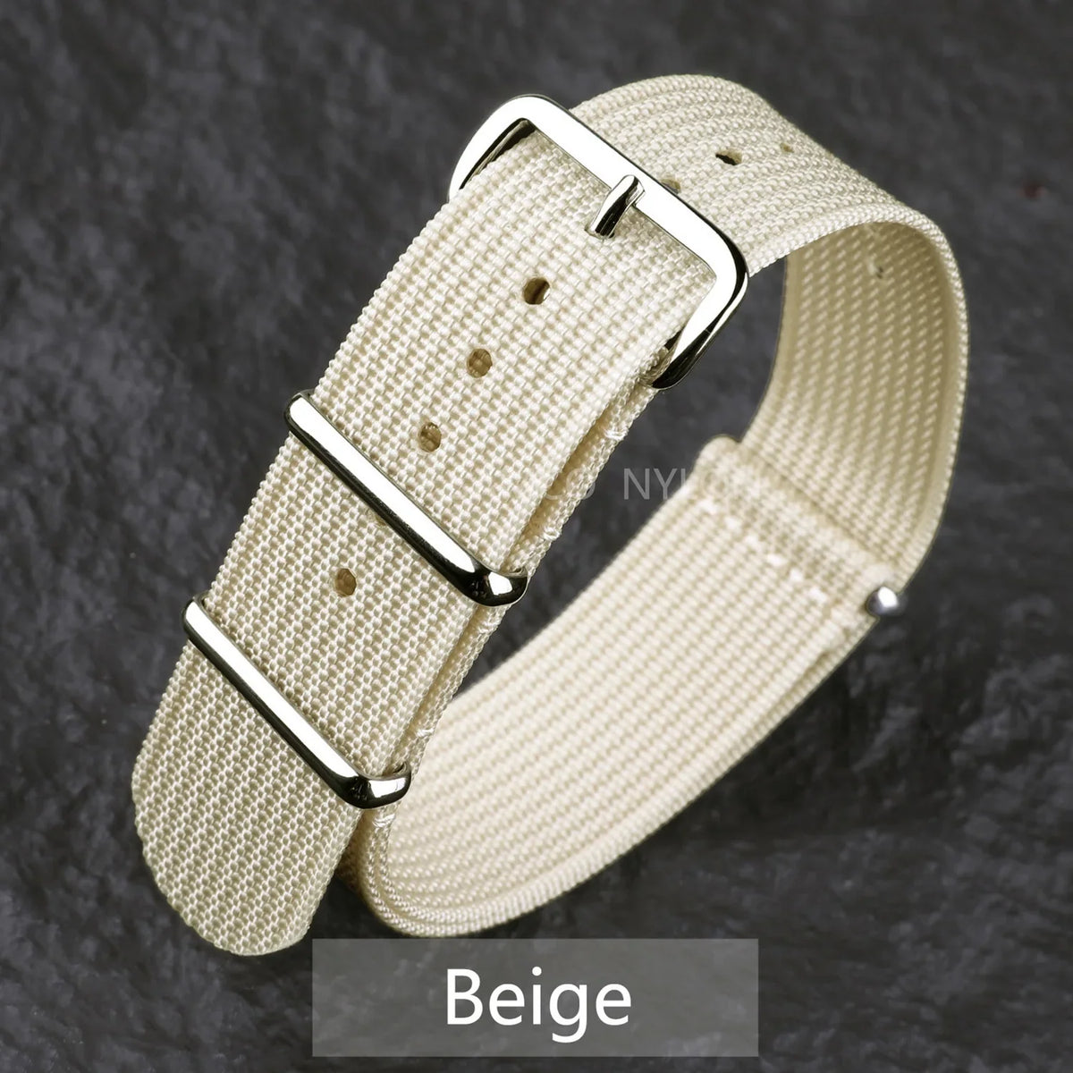 COROS Nylon Ribbed Watch Band For Smartwatch - Military Washable Strap