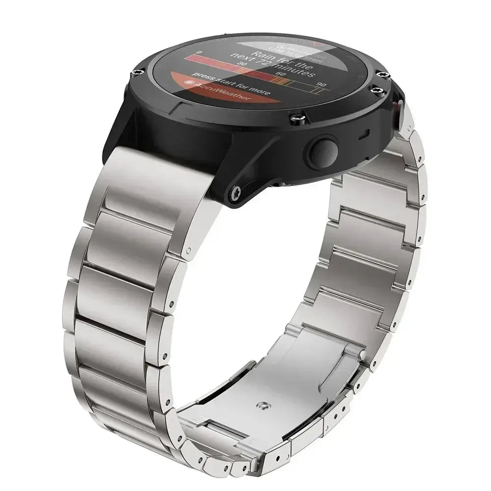 Garmin Steel Band - Modern QuickFit Design Strap