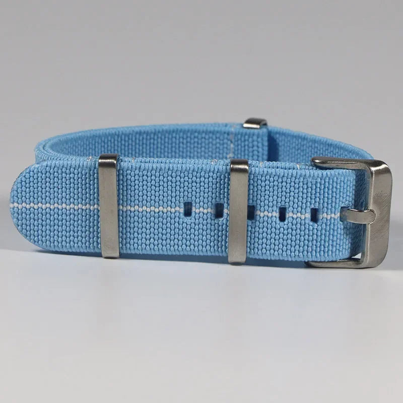 Motorola Moto French Parachute Nylon Watch Band Elastic Military Strap