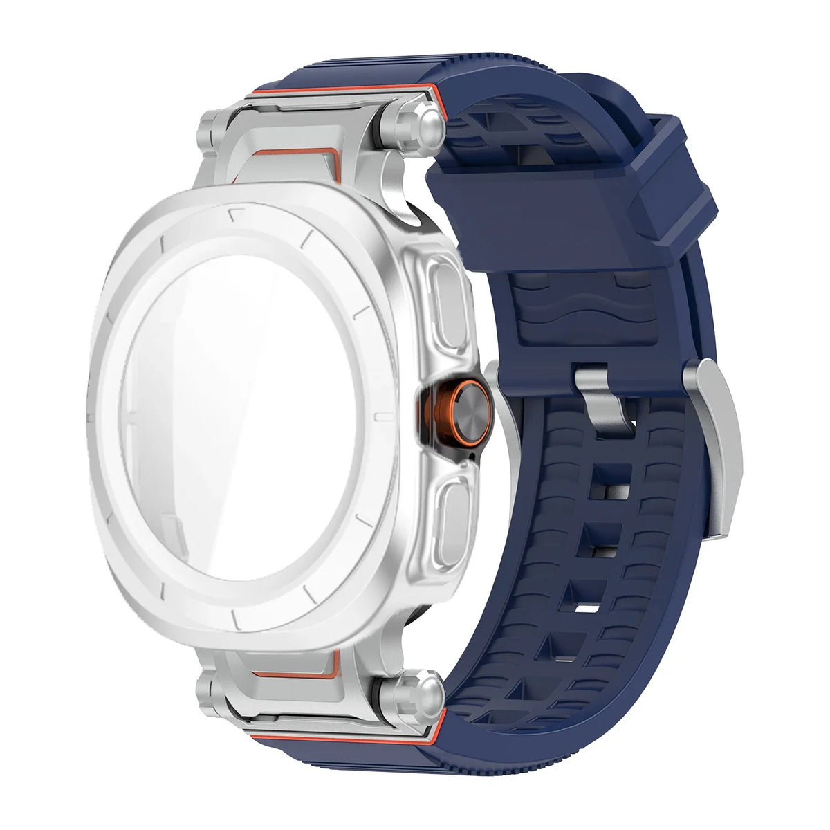 Samsung Galaxy Ultra/Ultra2 Silicone Sport Watch Band - Acrylic Case