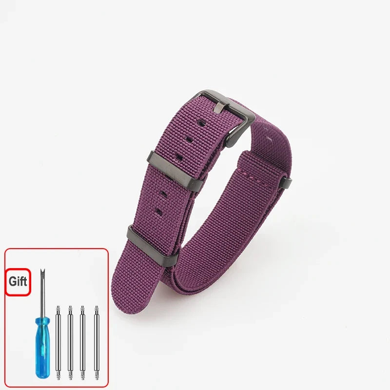 Polar Elastic Nylon Watch Band, NATO Strap for Polar Smartwatch, Waterproof