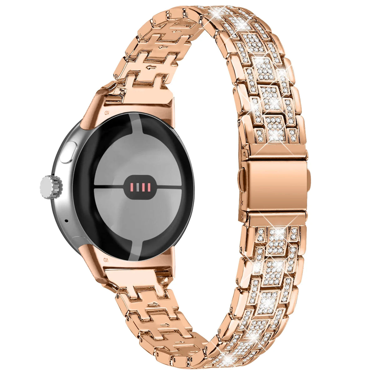 Google Pixel Watch 41mm Bling Zinc Alloy Bracelet Band