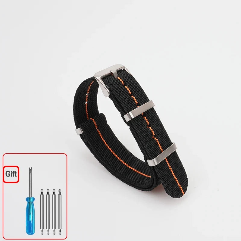 Polar Elastic Nylon Watch Band, NATO Strap for Polar Smartwatch, Waterproof
