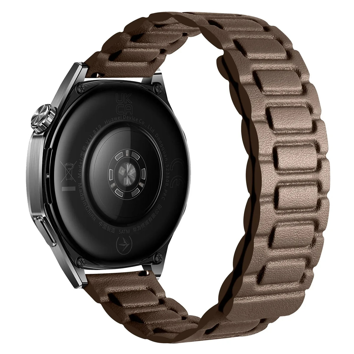 Garmin Leather Smartwatch Band - Magnetic Strap