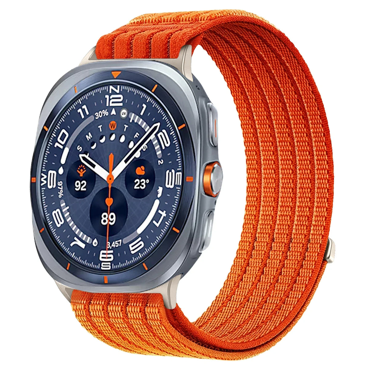 Samsung Galaxy Sport Nylon Woven Loop Watch Band – Watch8/Watch8 Classic/Watch9/Ultra/Ultra2