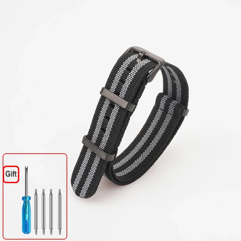 Polar Elastic Nylon Watch Band, NATO Strap for Polar Smartwatch, Waterproof