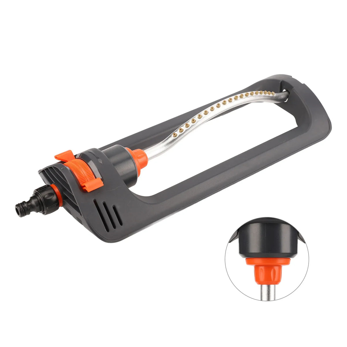 Rociador de césped oscilante automático de 19 orificios, 4 modos, dispositivo de riego para jardín doméstico y riego agrícola