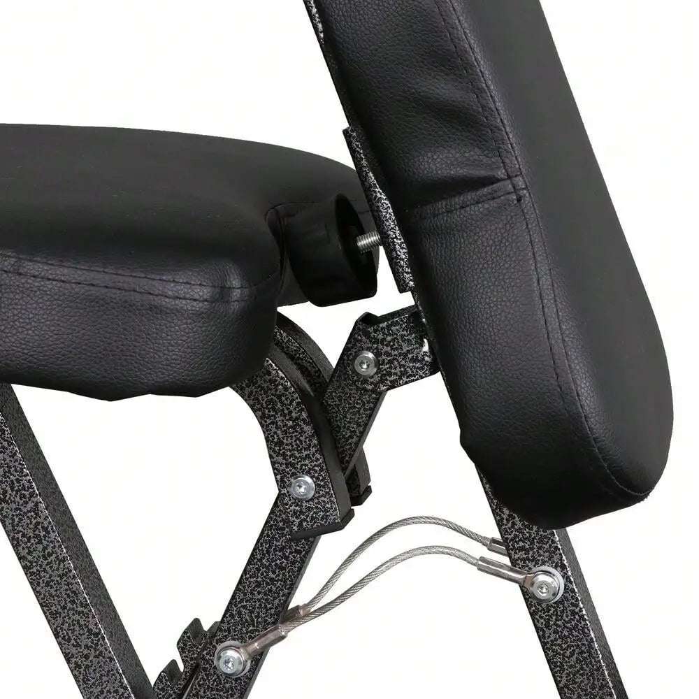 Silla versátil de masaje de spa para tatuajes, portátil y ajustable, de cuero sintético, para viajes