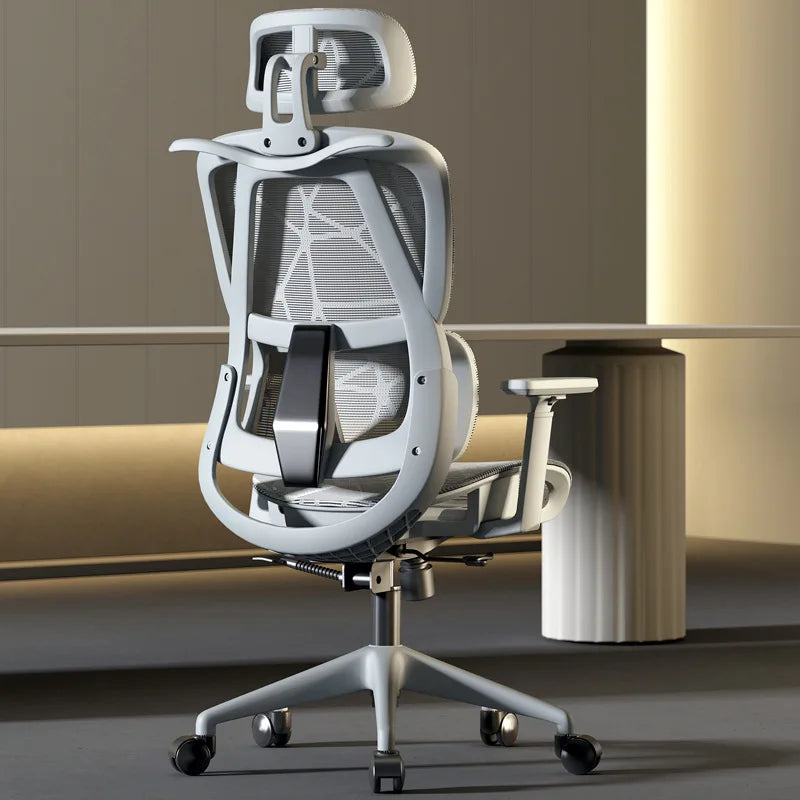 Silla ergonómica Silla de ordenador para el hogar Silla de oficina cómoda para sedentarismo Respaldo Asiento Escritorio de estudio Silla de estudio E-sports