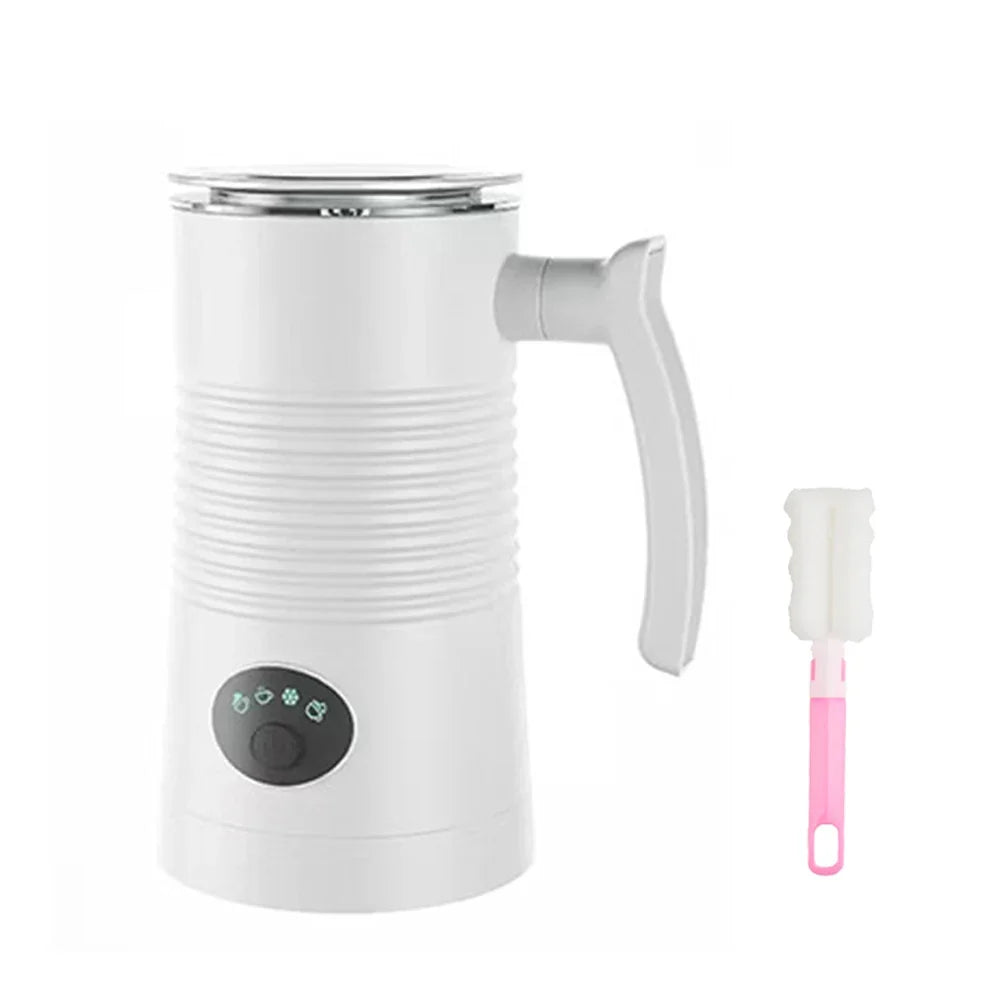 Electric Milk Frother Automatic Rotary Foamer for Coffee Cappuccino Latte 4 in 1 Hot and Cold Foam Maker Milk Frother Foamer
