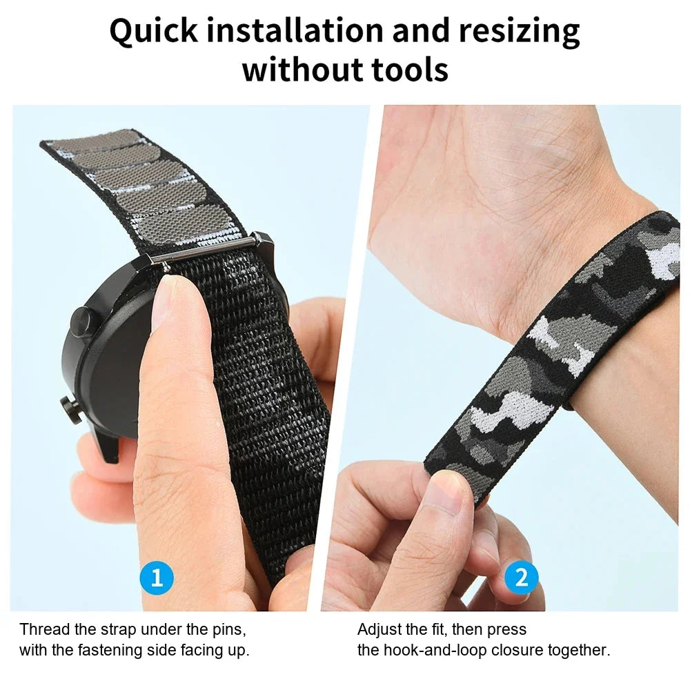 Garmin Nylon Smartwatch Band - QuickFit Loop Strap