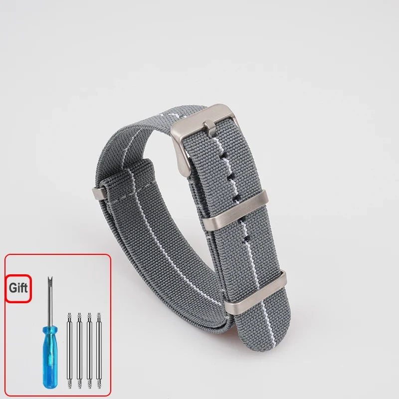 COROS Elastic Nylon Watch Band - Washable Waterproof Strap For Outdoors