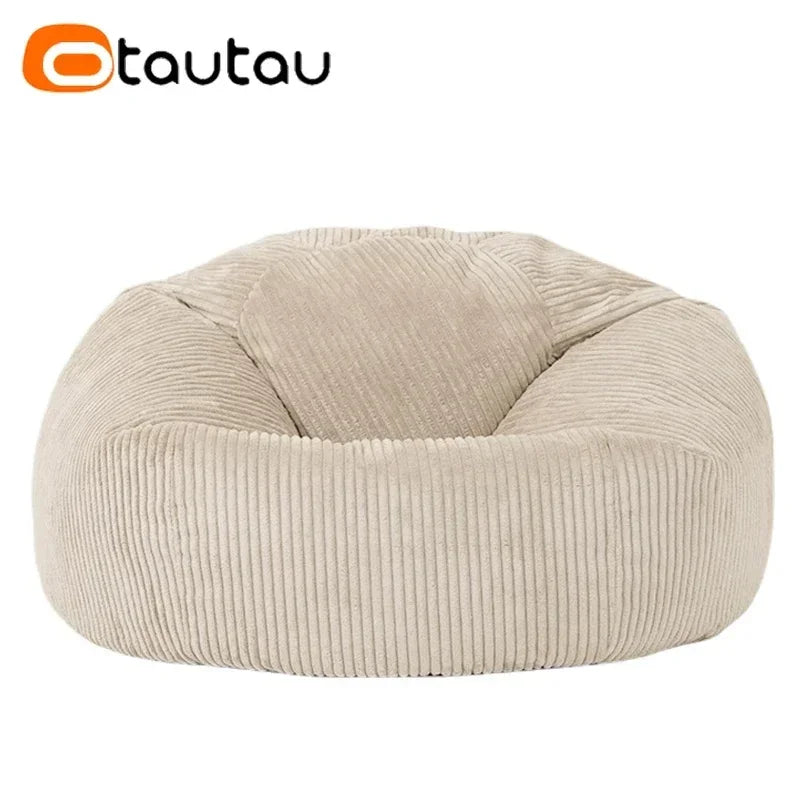 OTAUTAU Corduroy Bean Bag Cover DD025【No Filler Inside! You Need To Buy Filler By Yourself !】