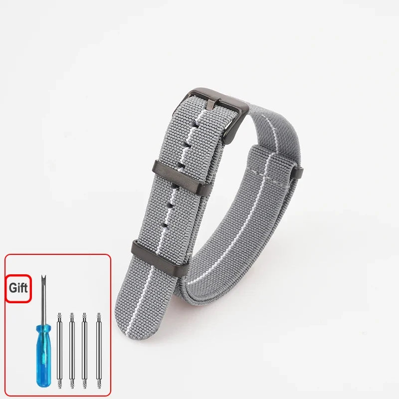 Polar Elastic Nylon Watch Band, NATO Strap for Polar Smartwatch, Waterproof