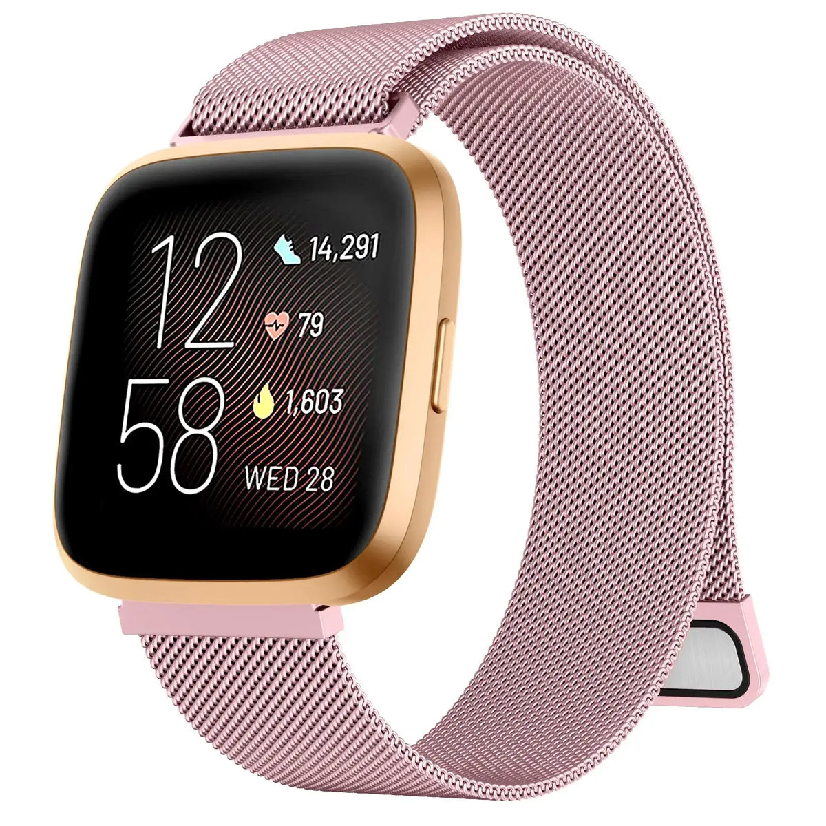 Fitbit Versa & Sense Metal Band - Premium Steel Strap