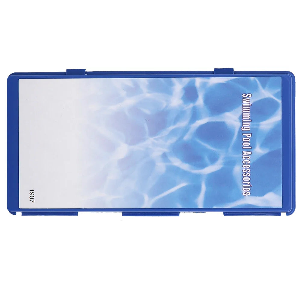 Kit de prueba de calidad del agua para piscinas, kit de prueba de cloro para piscinas, caja de prueba de agua