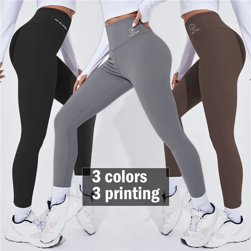 Women's High-Waist Leggings, Thermal Yoga Sports Tights