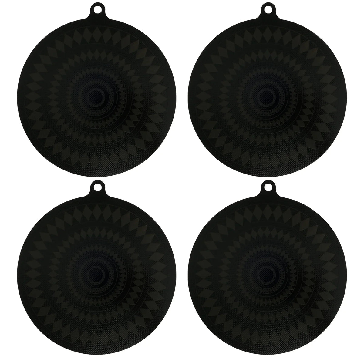 4PCS Induction Cooktop Mat Silicone Thermochromic Induction Cooktop Protective Cover Heat-resistant Cooktop Scratch Protector