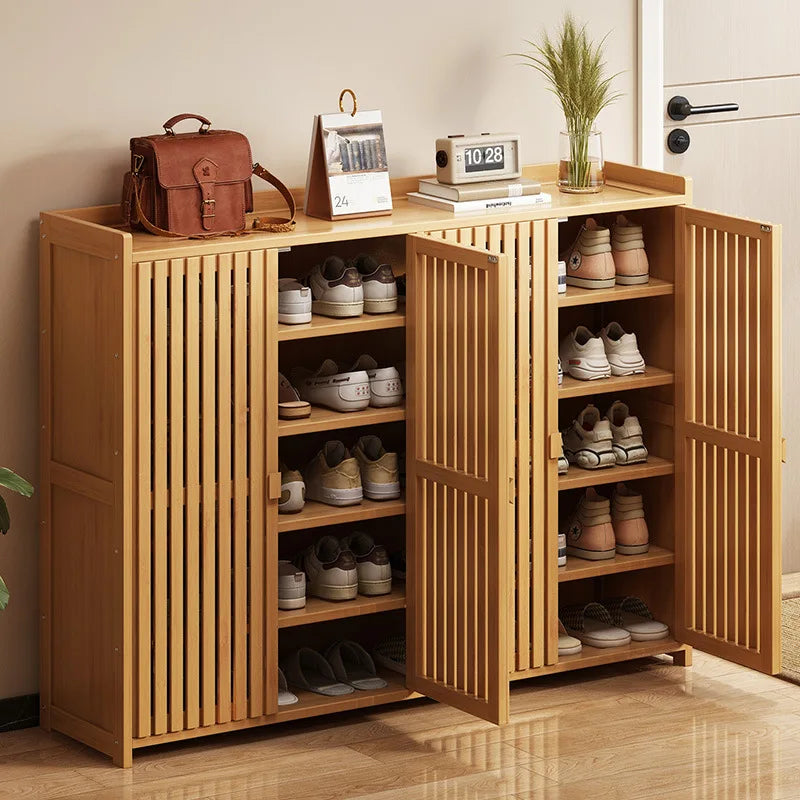 Shoe cabinet for home use, doorstep storage cabinet, wall facing hallway, indoor entrance, rental room, multi-layer shoe rack