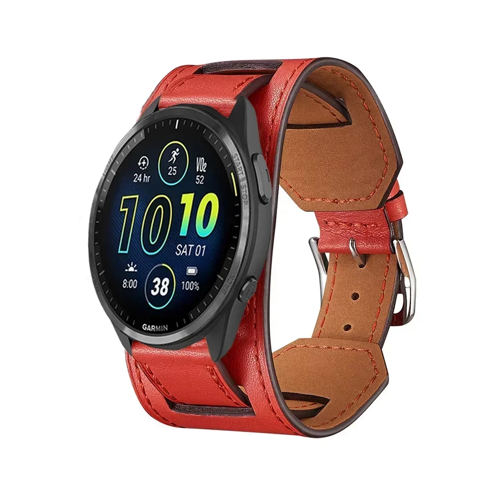Garmin Leather Watch Band - Classic Strap