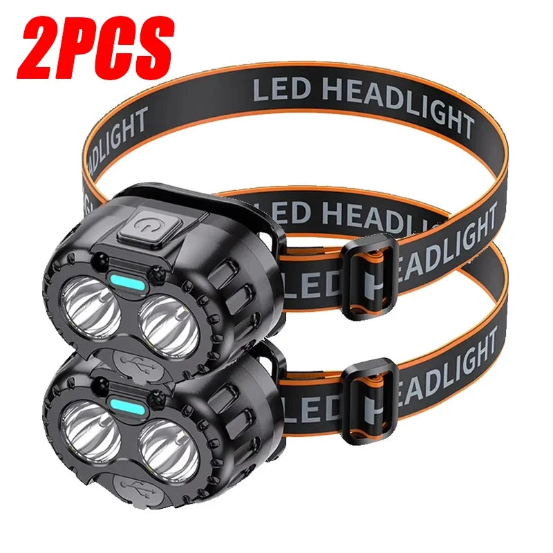 500 Lumen USB Rechargeable Headlamp Motion Sensor Bright LED Running Fishing Flash Head lamp Headlight Infrared Sensor Light
