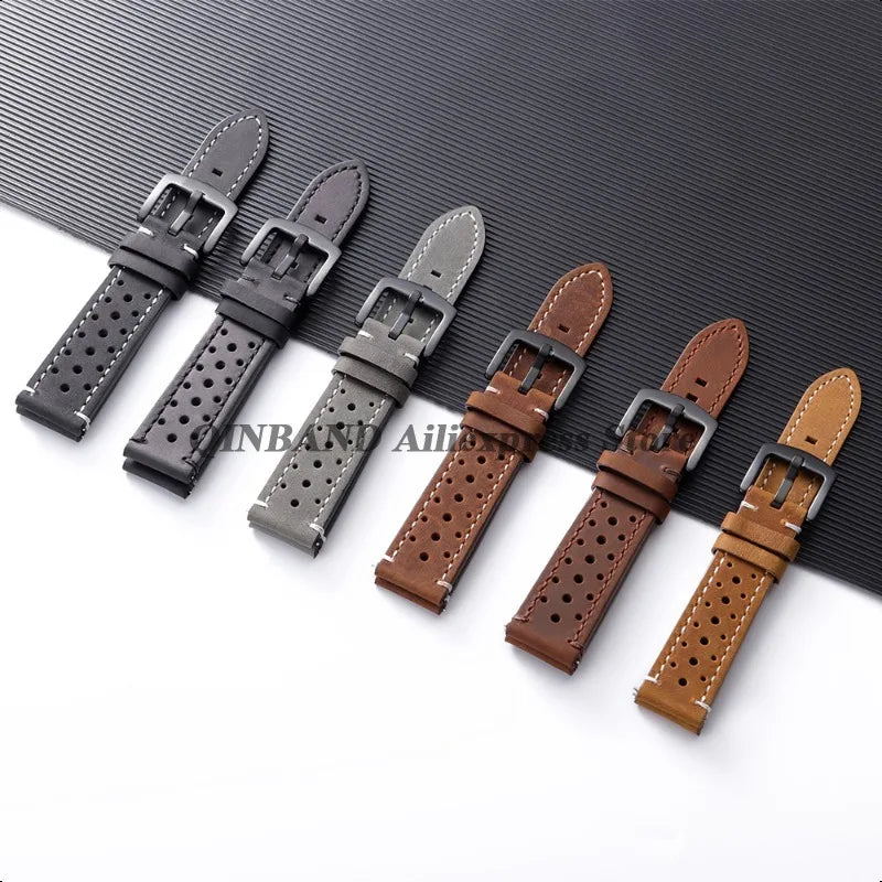 COROS Leather Watch Band 20cm Breathable Unisex for COROS Smartwatch