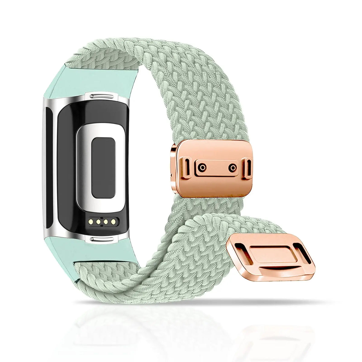 Fitbit Charge 5 & 6 Braided Nylon Band - Magnetic Clasp Strap