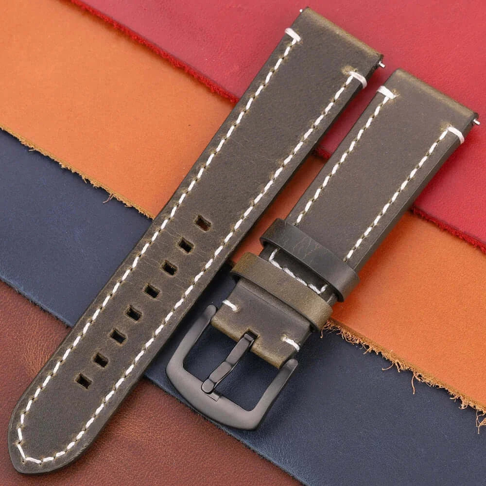 Samsung Galaxy Watch Leather Band - Classic Stylish Design