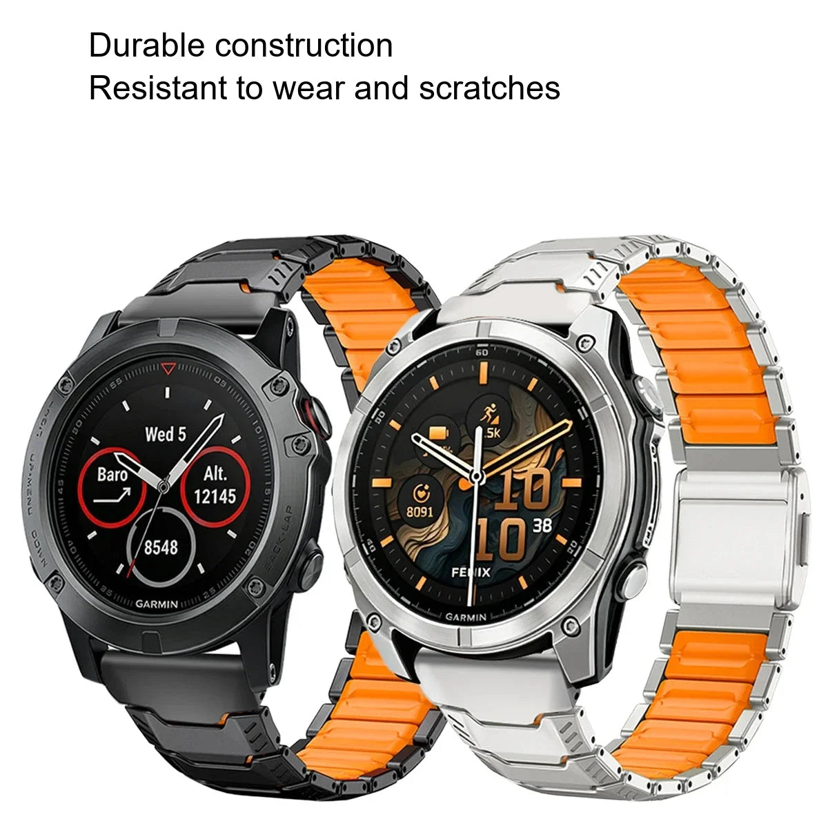 Garmin Titanium Magnetic Smartwatch Band