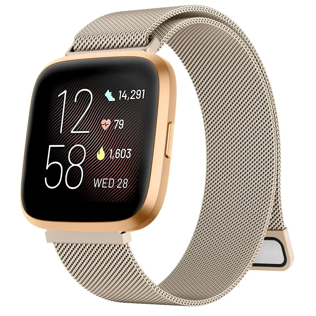 Fitbit Versa & Sense Metal Band - Premium Steel Strap