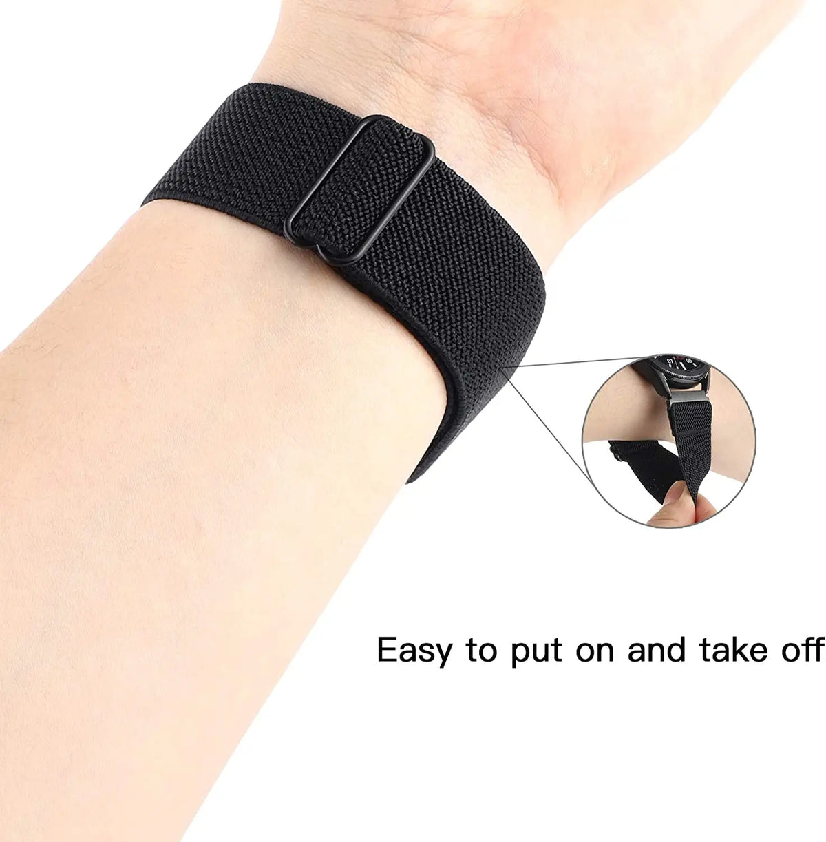 Google Pixel Watch Elastic Nylon Scrunchie Band