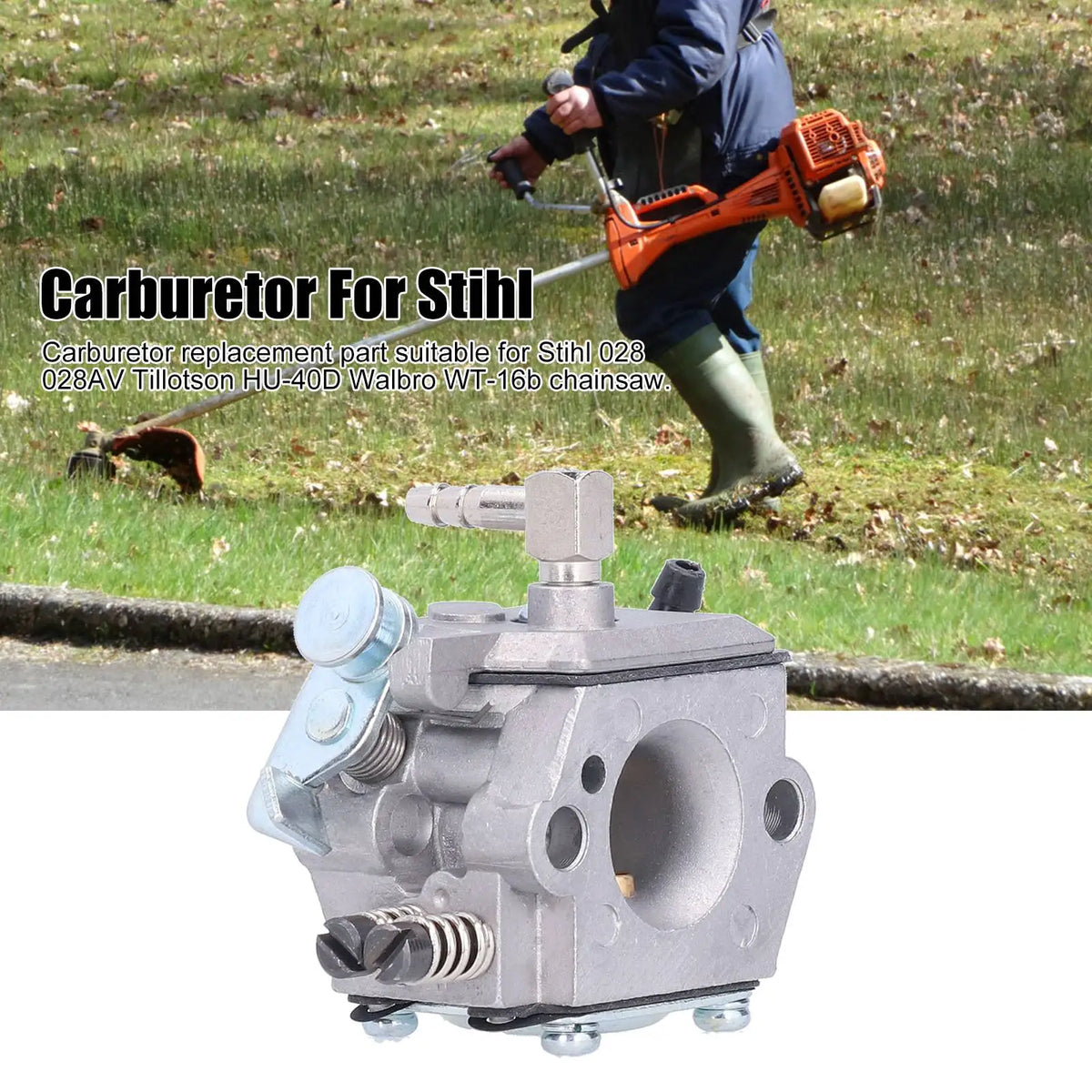 Carburetor Carburetor For Stihl Carburetor Replacement Part Fit for Stihl 028 028AV Tillotson HU‑40D  WT‑16b Chainsaw