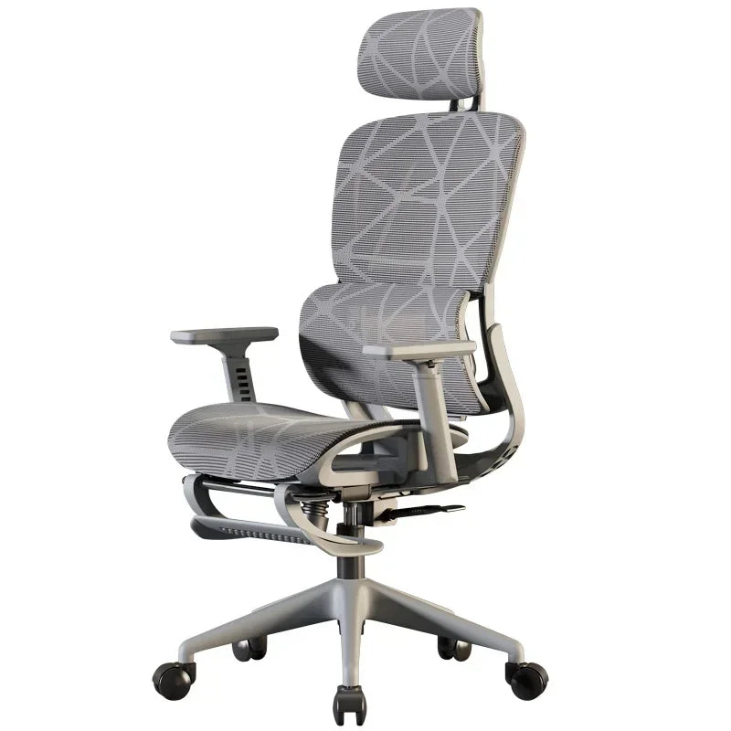 Silla ergonómica Silla de ordenador para el hogar Silla de oficina cómoda para sedentarismo Respaldo Asiento Escritorio de estudio Silla de estudio E-sports