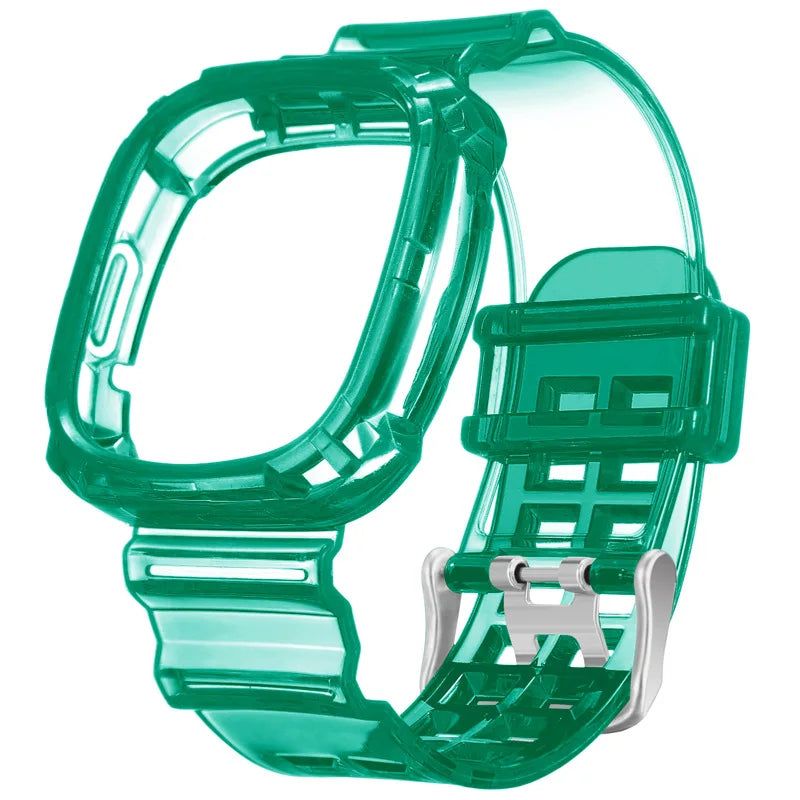 Fitbit Versa 3 / 4 Transparent Band with Integrated Case