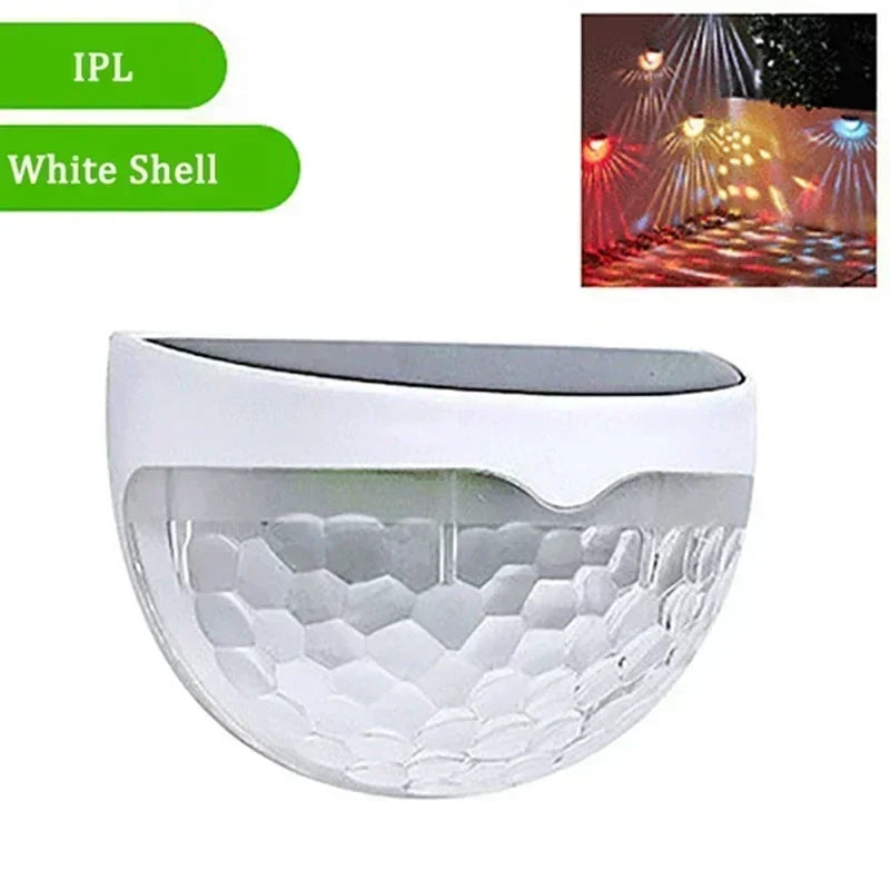 Solar Fence Light Outdoor Waterproof Wall Lamps Garden Energy Light Festoon Decoration LED for Garden Step Patio Stairs 1-24PCS