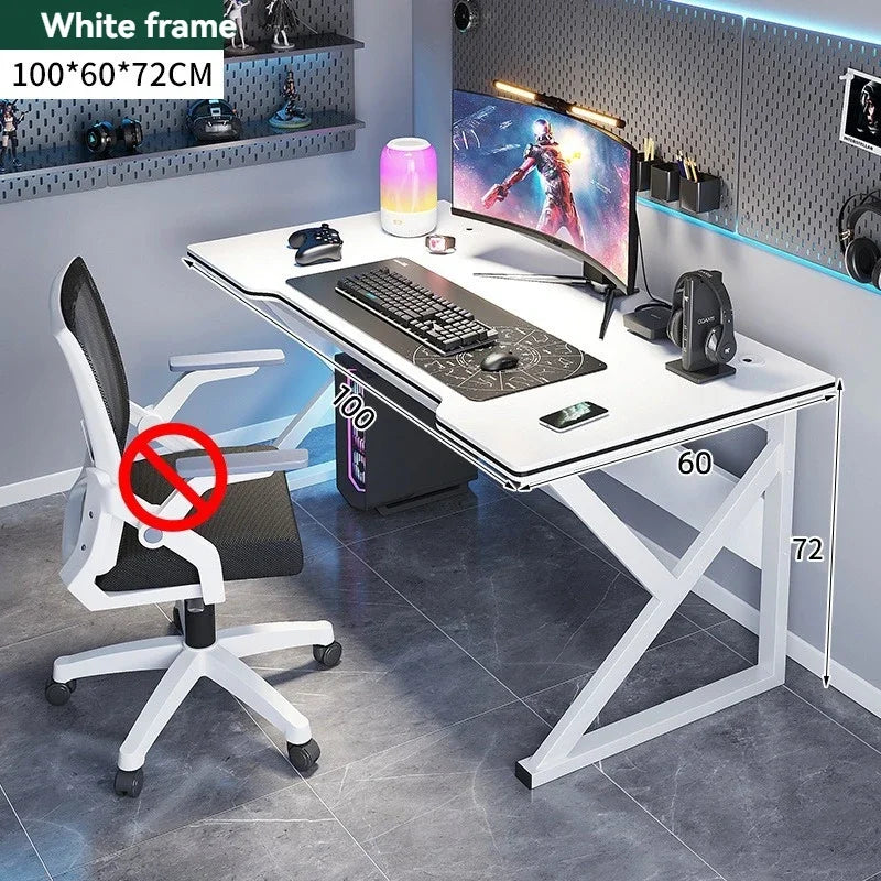 Escritorio de computadora para el hogar, escritorio para el hogar, escritorio de aprendizaje para estudiantes, escritorio simple para juegos, escritorio de deportes electrónicos, banco de trabajo, escritorio de oficina