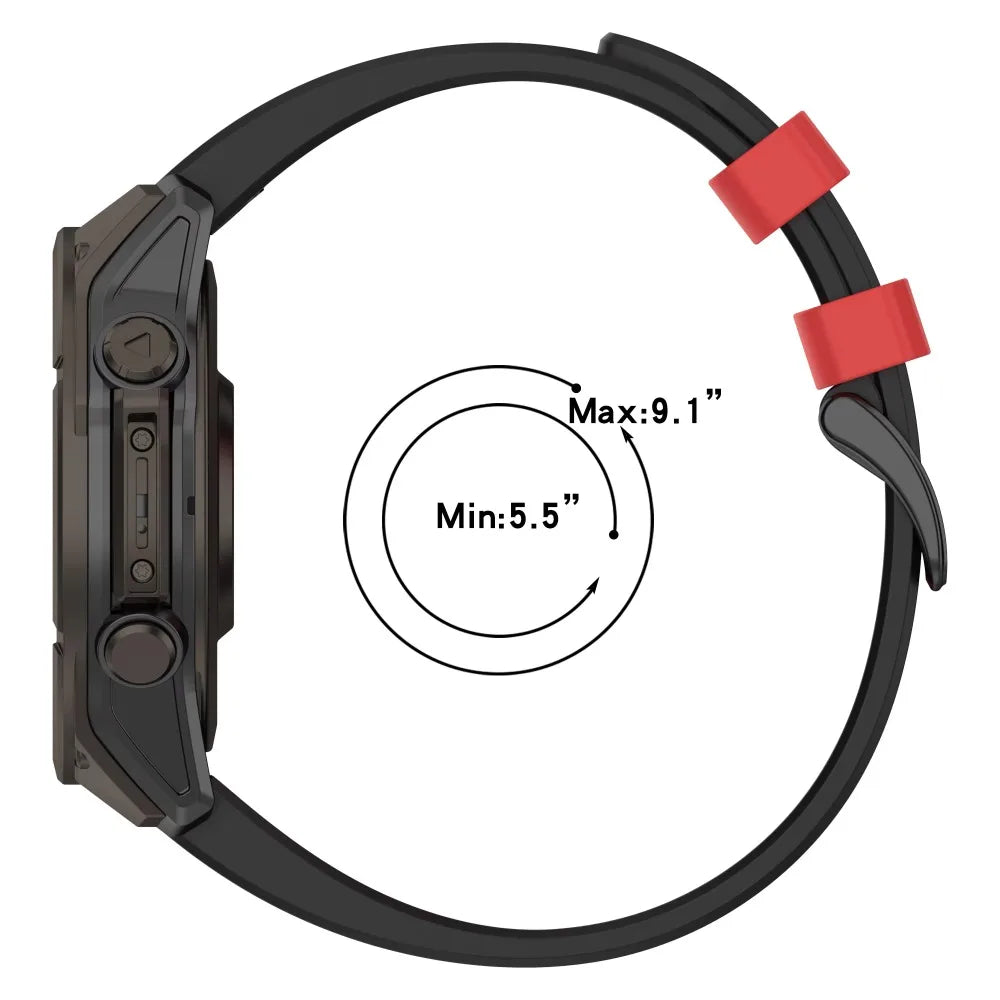 Garmin Silicone Smartwatch Band - Two-Tone QuickFit Sport Strap