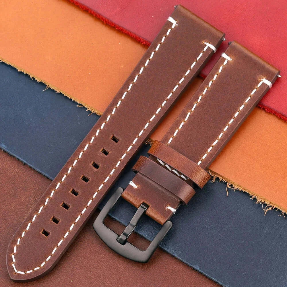 Samsung Galaxy Watch Leather Band - Classic Stylish Design