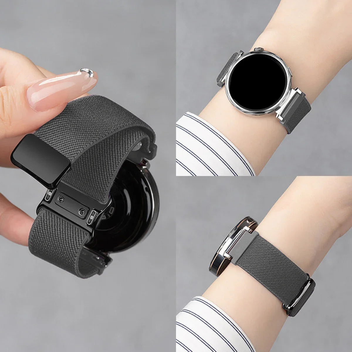 Garmin Braided Nylon Watch Band - Adjustable Strap