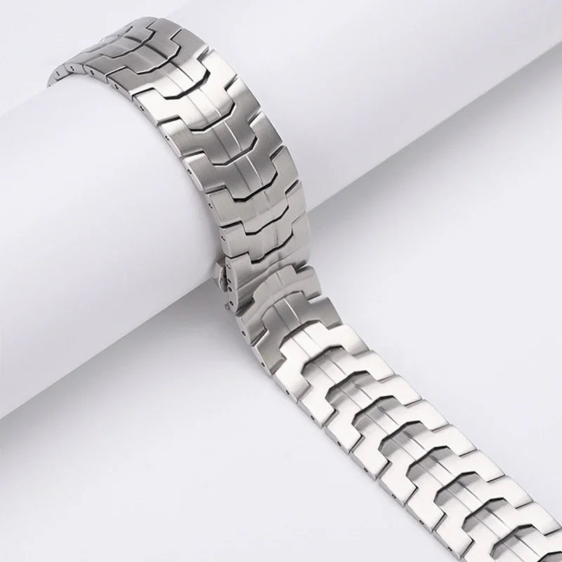 Garmin Stainless Steel Smartwatch Band - QuickFit Metal Bracelet