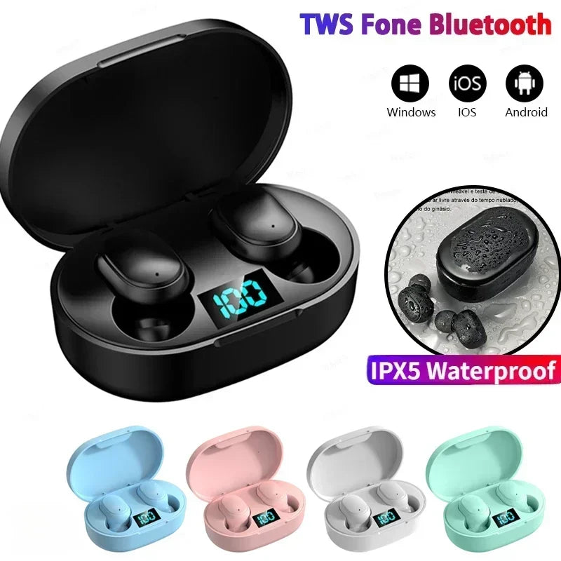 True Wireless Earbuds – Bluetooth 5.0 Earbuds with Active Noise Cancelling, Built-in Mic & Charging Case