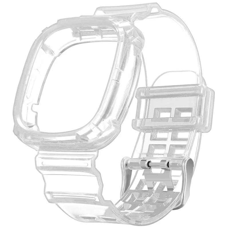 Fitbit Versa 3 / 4 Transparent Band with Integrated Case