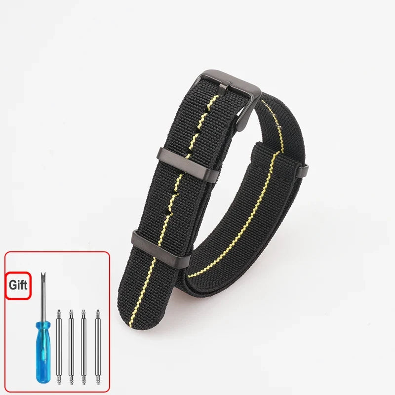 COROS Elastic Nylon Watch Band - Washable Waterproof Strap For Outdoors