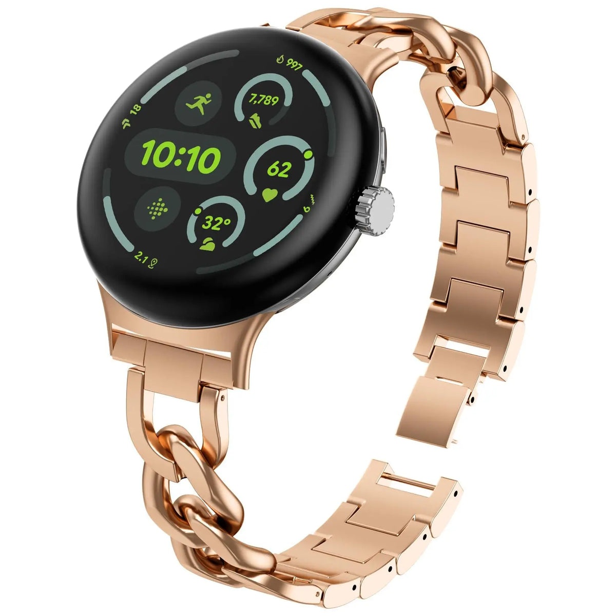 Google Pixel Watch Stainless Steel Chain Bracelet Band
