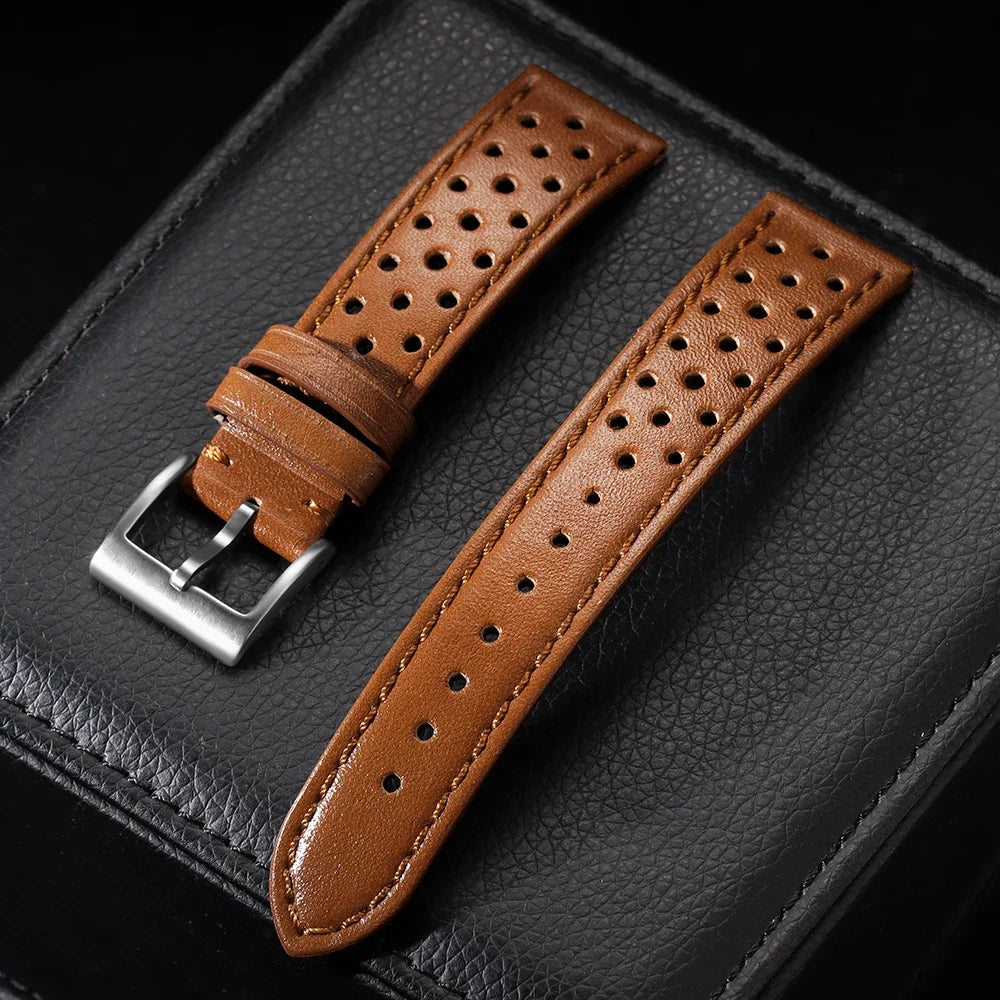 OnePlus Watch Band Vintage Calfskin Leather Bracelet Strap Men Women
