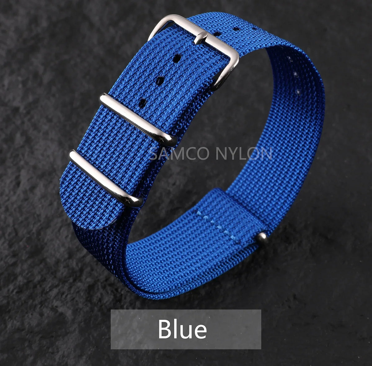 COROS Nylon Ribbed Watch Band For Smartwatch - Military Washable Strap