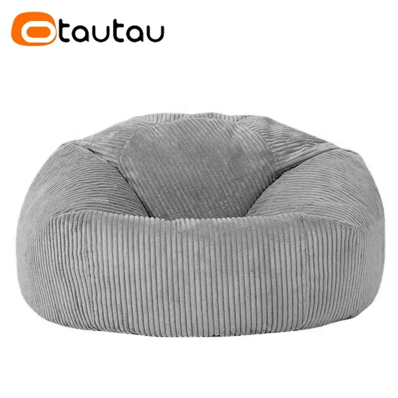 OTAUTAU Corduroy Bean Bag Cover DD025【No Filler Inside! You Need To Buy Filler By Yourself !】
