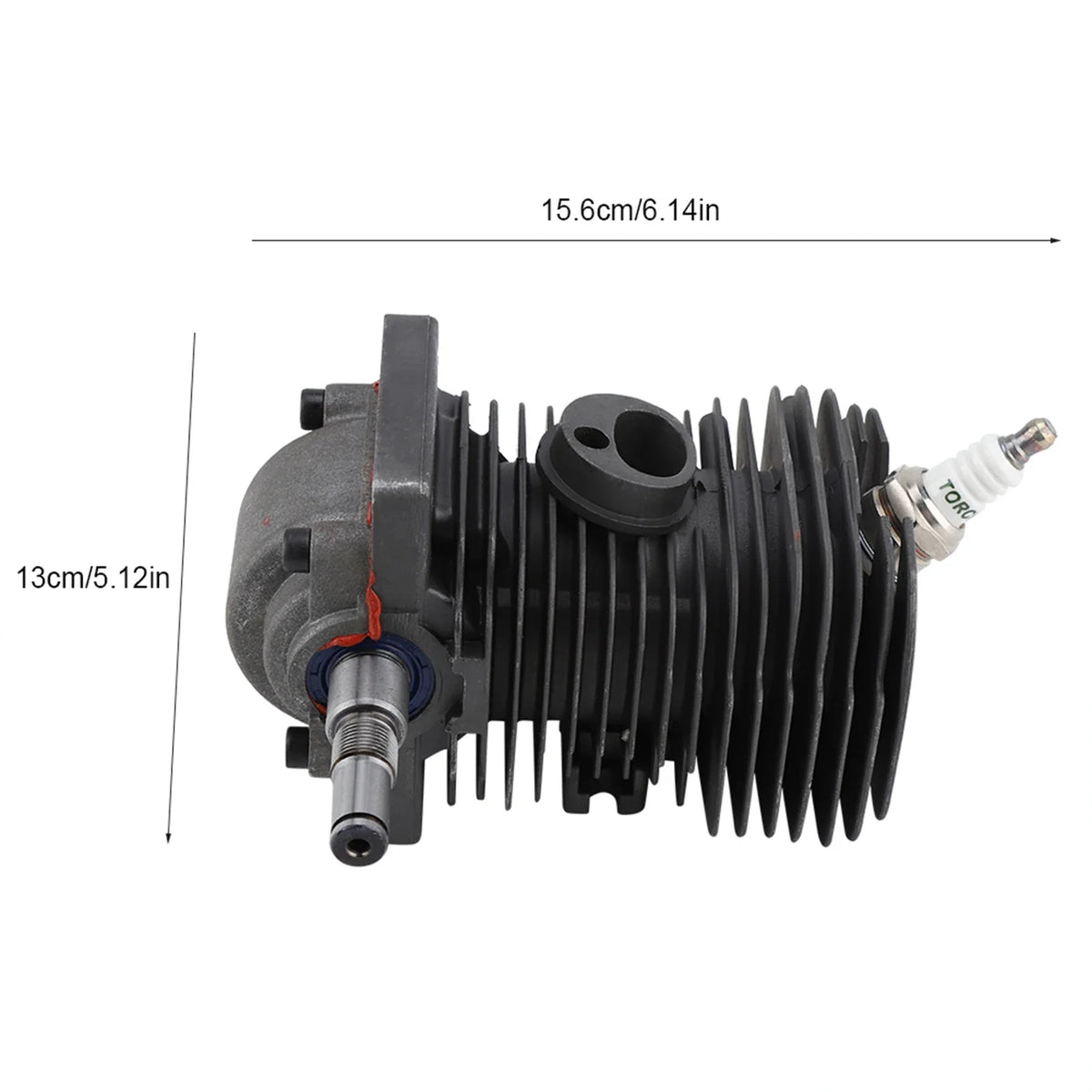 Cylinder Piston Crankshaft Engine Motor 38MM Cylinder Piston Crankshaft for  MS170 MS180 018 Chainsaw Engine Motor Cylinder