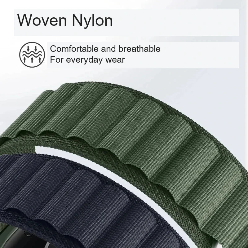 Fitbit Sense 1–2 / Versa 3–4 Alpine Nylon Loop Band