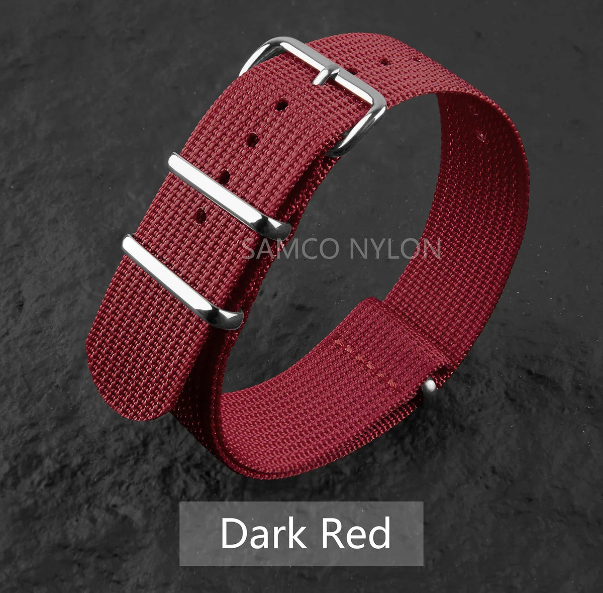 COROS Nylon Ribbed Watch Band For Smartwatch - Military Washable Strap